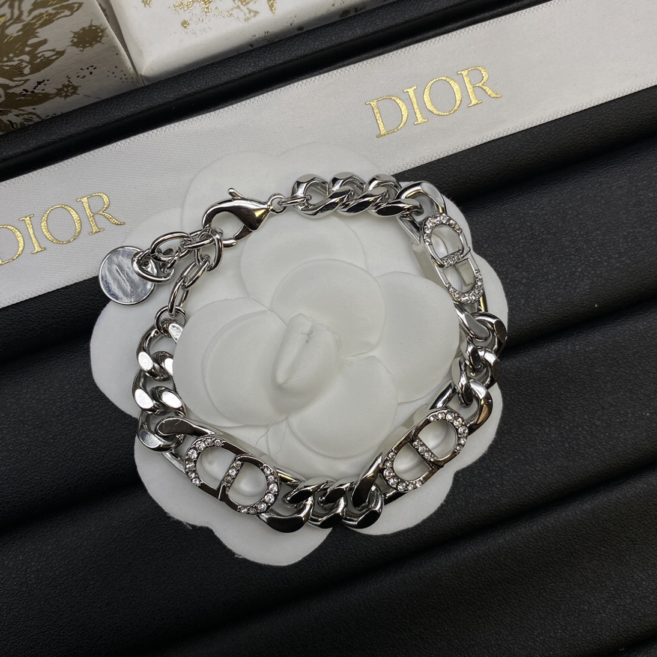 Dior Logo Text Chain Bracelet (1) - www.newkick.vip